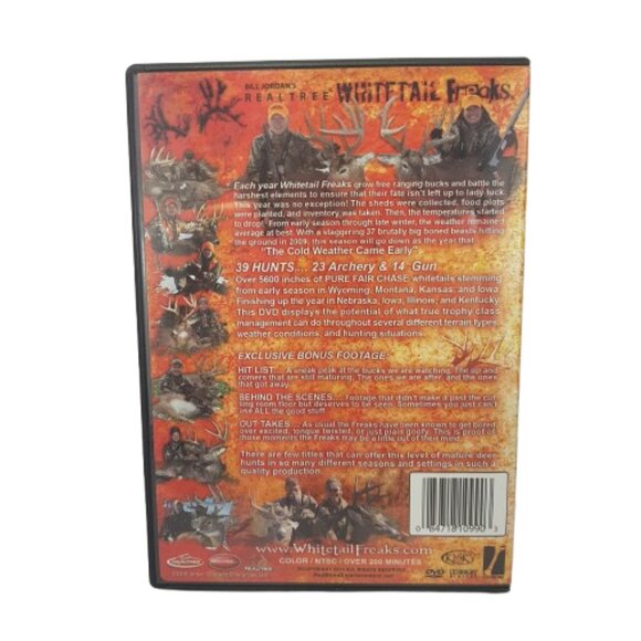 Lot of 3 Realtree & Scent-Lok's Whitetail Freaks Volumes 1, 2, 5 Hunting DVDs - Picture 7 of 8